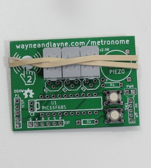 Secure seven-segment displays with a rubber band