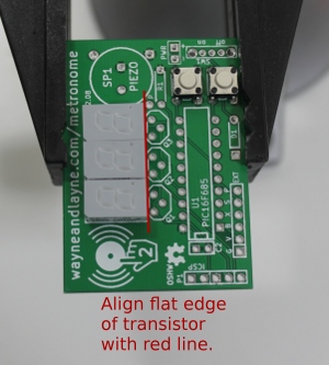 Align the flat sides