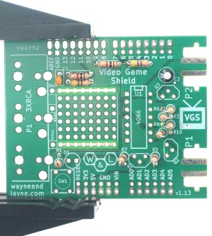 Location of capacitors